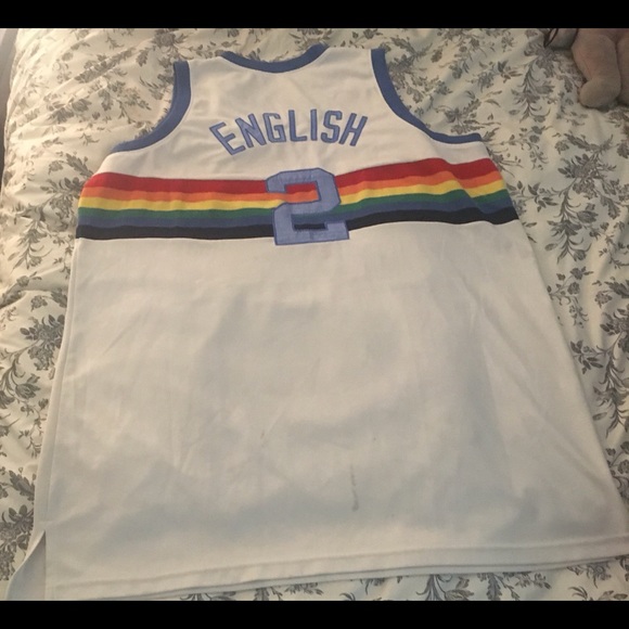 NBA DENVER NUGGETS #2 ALEX ENGLISH - Picture 2 of 3